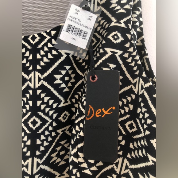 Dex Dress Black and White - Picture 3 of 3